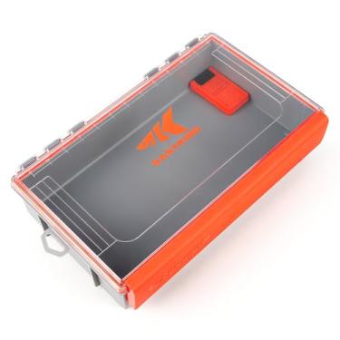 Imagem de KastKing Caixa de equipamentos à prova d'água HyperSeal, 3700 bandejas profundas, organizador de caixa de equipamentos de pesca com adesivos externos, armazenamento de equipamentos de pesca e