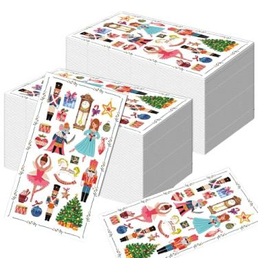 Imagem de Guardanapos quebra-nozes com 120 folhas, guardanapos de convidados de Natal, decorativos, descartáveis, toalha de guardanapo de papel de mão para Natal, férias, aniversário, casamento, casa, cozinha