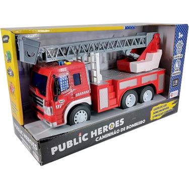 Imagem de Caminhao Bombeiro Com Luz e Som SANTA CRUZ ATACADIST