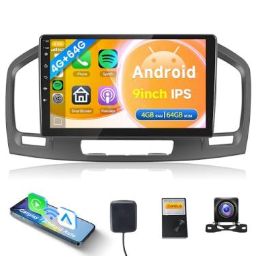 Imagem de 4 núcleos 4G + 64G rádio estéreo para carro Buick Regal 2009-2013/Opel Insignia 2008-2013, Rimoody Android Wireless Carplay Andorid Auto Mirror Link GPS WiFi 23.6 cm tela sensível ao toque Bluetooth