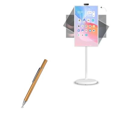 Imagem de BoxWave Caneta Stylus compatível com TV portátil Cozyla (22 polegadas) - Caneta capacitiva FineTouch, caneta Stylus super precisa - champanhe dourado