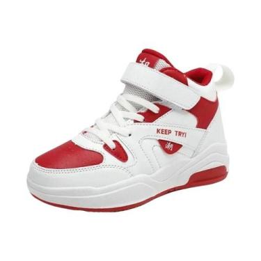 Imagem de Tênis De Basquete Infantil Duráveis, Respiráveis, Antiderrapantes E Le