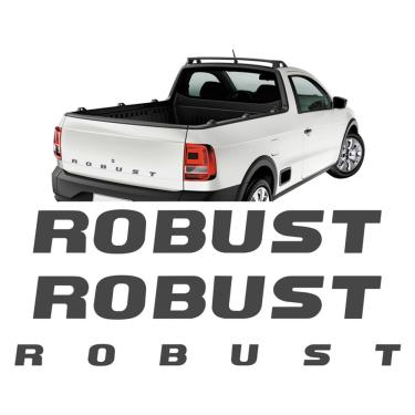 Imagem de Adesivo Robust Tampa Traseira Saveiro Grafite Grafite