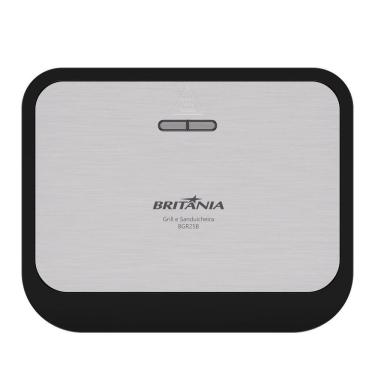 Imagem de Sanduicheira E Grill Britânia Inox 2 Em 1 750W BGR25B 220V
