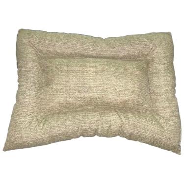 Imagem de Colchonete Pet Impermeável Grande Retangular, Cinza, 50x70cm, com Zíper, Enchimento em Espuma, para Protetor de Banco Traseiro (Avelã)