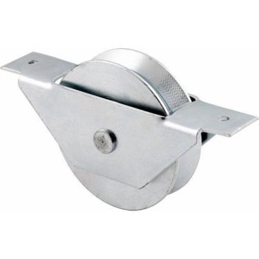 Imagem de Roldana Portão 3 Tipo V Em Zincado Caixa Aberta Re Vonder