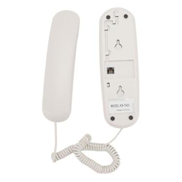 Imagem de Generic Telefone de Parede, Desempenho Estável Compacto do Telefone Residencial Com Fio ABS para Casa (Branco)