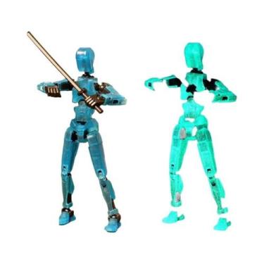 Imagem de Robô Luminous T13 Movível Com Mudança De Forma, Figura De Ação Impress