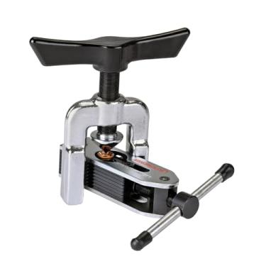 Imagem de Rothenberger Dispositivo de flange universal - ideal para tubos de refrigeração e ar condicionado, construção durável - 4-16 mm / 3/16-5/8 polegadas - braçadeira autocentrante de alta precisão -