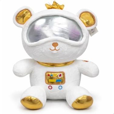 Imagem de Pelúcia Urso Astronauta 30cm Antialérgica Lavável com Zíper