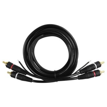 Imagem de Cabo De áudio Evus C-017 2 Rca Macho ×2 Rca Macho Gold 1,5m