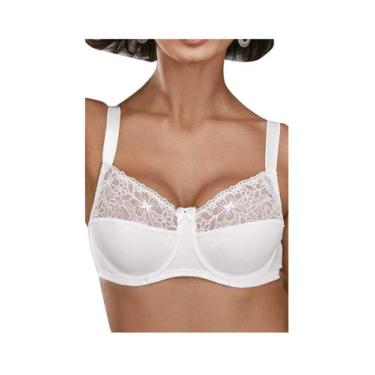 Imagem de Sutiã DeMillus Taça C Baroneza 074600 Até 52., Branco, 44