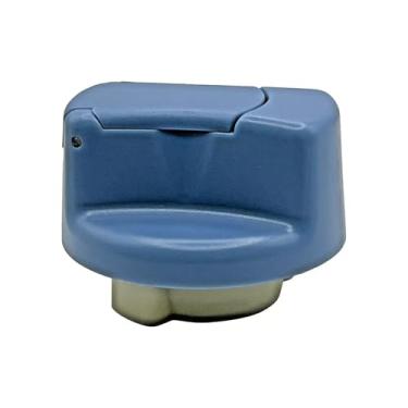 Imagem de Tampa de tanque de combustível azul de 40 mm com trava, compatível com caminhões Mercedes, DAF e MAN. Acessórios automotivos para exteriores de veículos.