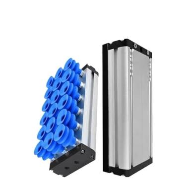 Imagem de 1 peça de ventosa a vácuo integrada braço robótico industrial pneumático sem costura madeira resistente, ardósia, caixa de papelão paletização suctio(L610XW130)