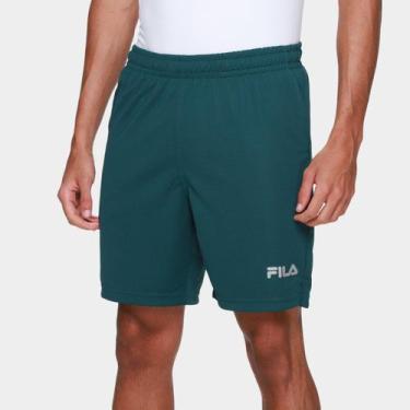 Imagem de Bermuda Fila Sport Masculina, Verde escuro, P