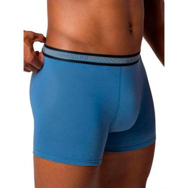 Imagem de Cueca Boxer Lupo 523-003, Azul, P