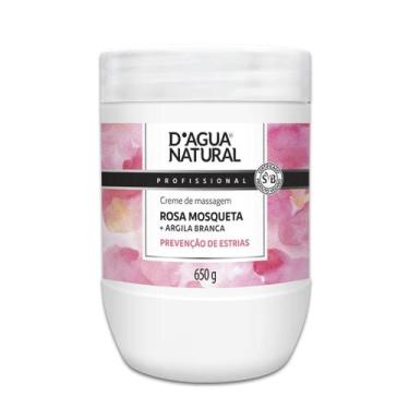Imagem de Creme De Rosa Mosqueta Com Argila Branca 650g Dagua Natural - D'AGUA N