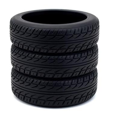 Imagem de Porta-lápis em forma de pneu e vaso de suculentas, organizador de canetas de PVC para mesa, escritório criativo e decoração de casa, presente para amantes de carros (preto)