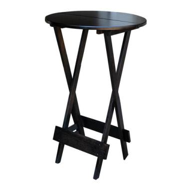 Imagem de Mesa de Madeira Bistrô Dobravel Ideal para Bar e Restaurante Tabaco - 