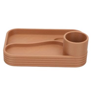 Imagem de Zerodis Organizador de Mesa Moderno Com Porta-canetas Organizadores de Gaveta de Mesa Bandeja de Armazenamento de Portátil para Papelaria Chaves de Joias Material de Escritório Bandeja Multiuso para