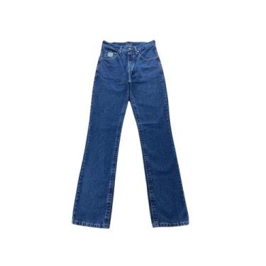 Imagem de Calça Country Jeans Masculina King Farm Gold 2.0 100% Algodão, Azul, 4