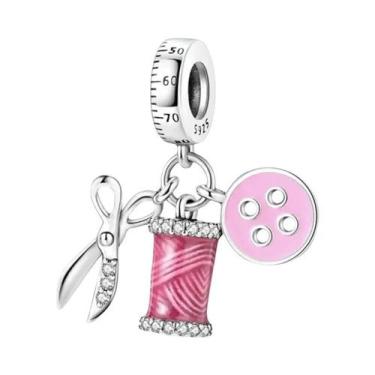 Imagem de Pingente De Pérola Em Forma De Borboleta Rosa Pentagrama Lotus S925 Pr