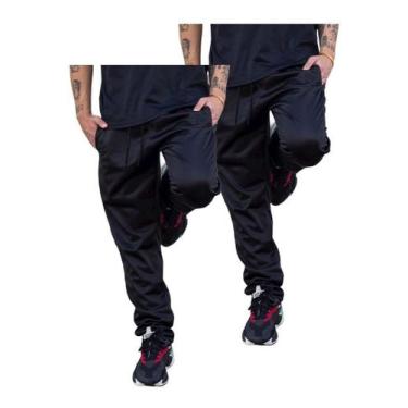 Imagem de Kit 2 Calças Masc Esportiva Inverno 2 Bolsos Lateral 075 Pr - KSFRENTS