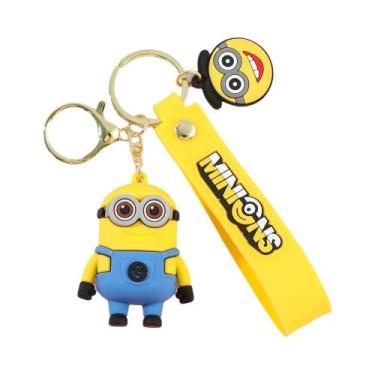 Imagem de Chaveiro De Silicone Kawaii Minions, Brinquedo De Desenho Animado, Pin