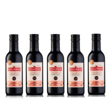 Imagem de 5 Mini Vinho de Mesa Quinta Do Morgado Tinto Suave 245ml
