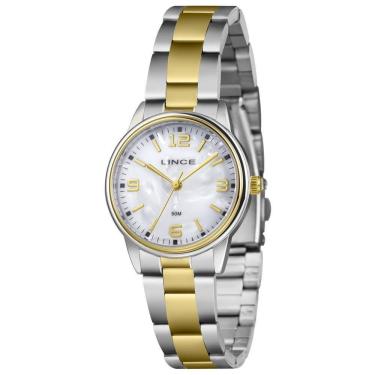 Imagem de Relógio Lince Feminino Ref: Lrtm026L32 B2Sk Casual Bicolor