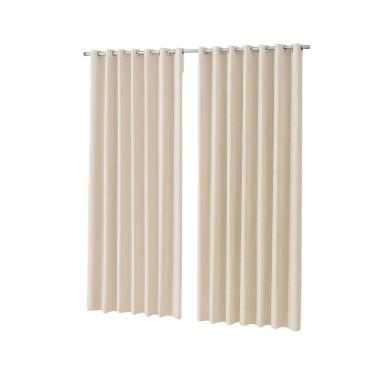 Imagem de Cortina para Varão Blackout Diana - Natural - 3,90m x 2,30m - Döhler