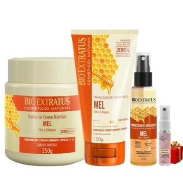 Imagem de Kit Mel finalização capilar e controle de porosidade 1 Banho de creme 