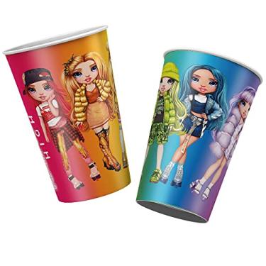 Imagem de COPO PAPEL 180 ml RAINBOW HIGH 12 un.
