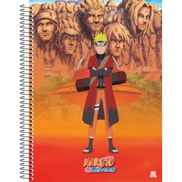 Imagem de Caderno Universitário Animativa, 15 matérias, 240 folhas, Capa Dura, Naruto A