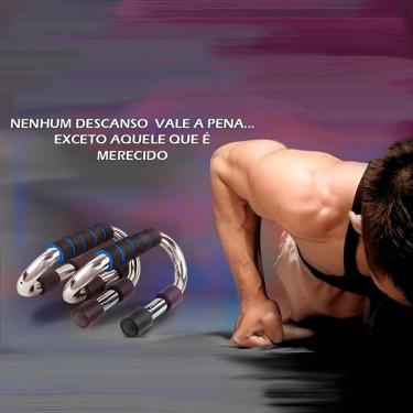 Imagem de Kit Apoio Para Flexão Gold Sports Power II - em Ferro Galvanizado - 2 unidades-Unissex