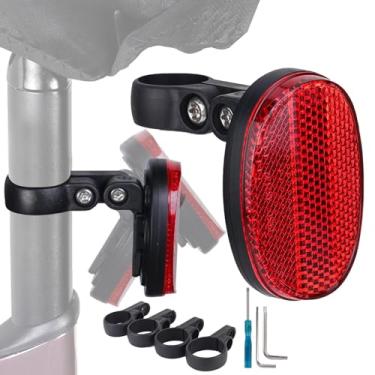 Imagem de Refletor De Selim Para Bicicleta,Iluminação de Montagem com Alta Refletividade | Lanterna Traseira Para Bicicleta - Para Ciclismo Noturno Em Estrada De Montanha E Trilhos Para Adultos Homens E