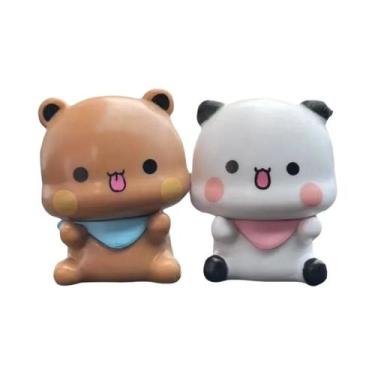 Imagem de Boneco De Urso Panda Kawaii, Brinquedo Colecionável Bubu Dudu, Decoraç