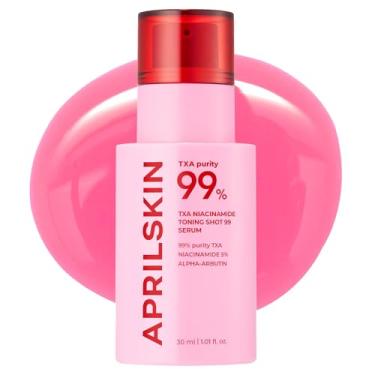Imagem de APRILSKIN TXA Niacinamide Toning Shot 99 Spicule Sérum Facial | Sérum Booster de Pele para Clareamento e Cuidados com os Poros|99% Ácido Tranexâmico de Alta Pureza 3% + Niacinamida 5%|Cuidados com a