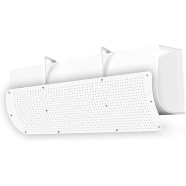 Imagem de Defletor para Ar Condicionado de Plástico Ajustável 180º 90x27cm