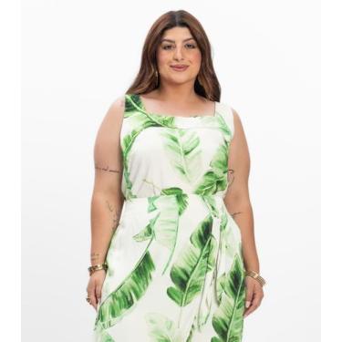 Imagem de Regata Feminina Plus Size Secret Glam Bege, Plus G2, Bege