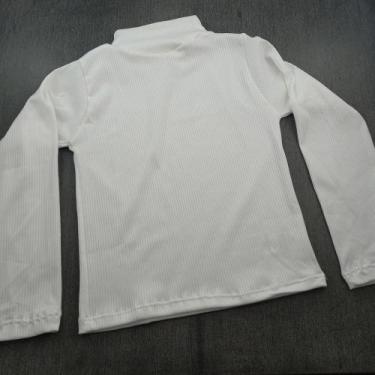 Imagem de Blusa Infantil de Gola Feminina Cor:BrancoTamanho:5-6 anos - KSL Kids,