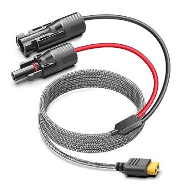 Imagem de Conector solar para cabo de extensão XT60, adaptador solar de 3,5 m para Anker Powerhouse ECOFLOW River 2 Pro Max River Cabo de carregamento para painel solar ALLPOWERS S2000 Estação de energia