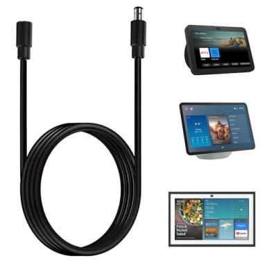 Imagem de VOLTKARE Cabo de extensão Echo 18AWG de 10'(3M) compatível com Echo Show 21, Echo Show 15, Echo Show 10, Echo Show 8 (1ª/2ª geração), Echo Show (2ª geração), Echo (3ª/4ª geração) e Echo Plus (2ª