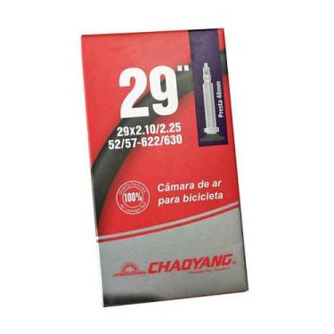 Imagem de Câmara de ar aro 29 Chaoyang 29 x 2.10/2.25 bico fino 48 mm, Único