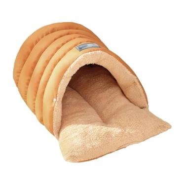 Imagem de Cama para gatos, ninho quente à prova de vento – tapete lavável para cães, para gatinhos, filhotes, dormir, sala de estar, quarto, chão, canis, ambientes internos, externos, sala de estar, abrigo