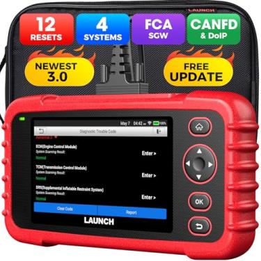 Imagem de Launch Scanner Obd2 Crp129X - 2021 mais recente ferramenta de digitalização para leitor de código Eng/Abs/Srs/transmissão, óleo/Epb/Sas/Tpms redefinir acelerador de diagnóstico de correspondência de