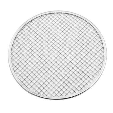 Imagem de Grelha redonda de aço inoxidável de 21 cm para churrasco, rede para churrasco, cozinha, multiuso, para festa em casa, acampamento, piquenique, 1 peça