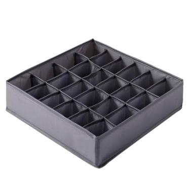 Imagem de Organizadora 24 Divisorias Organizador de Guarda Roupas Peças Intimas Meias para Armários e Gavetas em Apartamentos Brasileiros(KIT COM 2 UNIDADES)