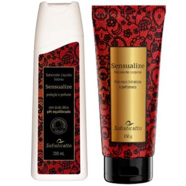 Imagem de Hidratante Corporal Loção e Sabonete Intimo Kit Sensualize