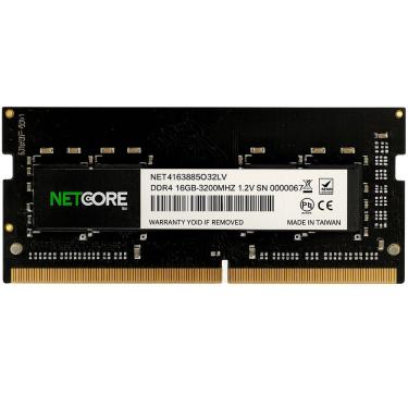 Imagem de Memoria Para Notebook Netcore 16gb Ddr4 3200mhz, Sodimm, Pc4-25600 , Cl22, 1.2v - Net416384so32lv
